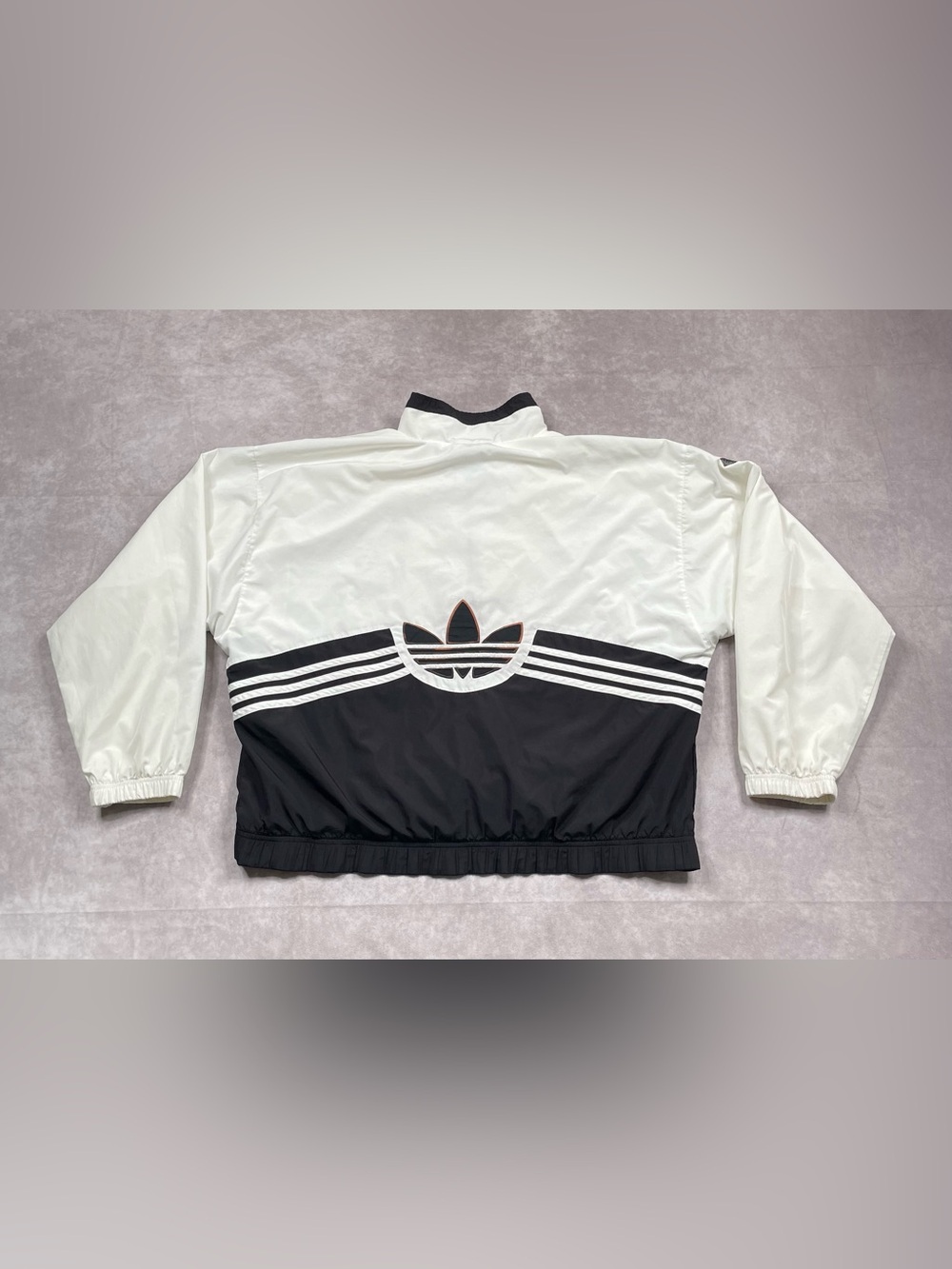 Vintage Adidas Windbreaker Jacket Mens Large Trefoil Firebird Tennis Retro